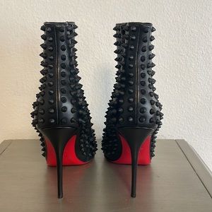 As seen on Khloe Kardashian!!! Louboutin Spiked Booties
